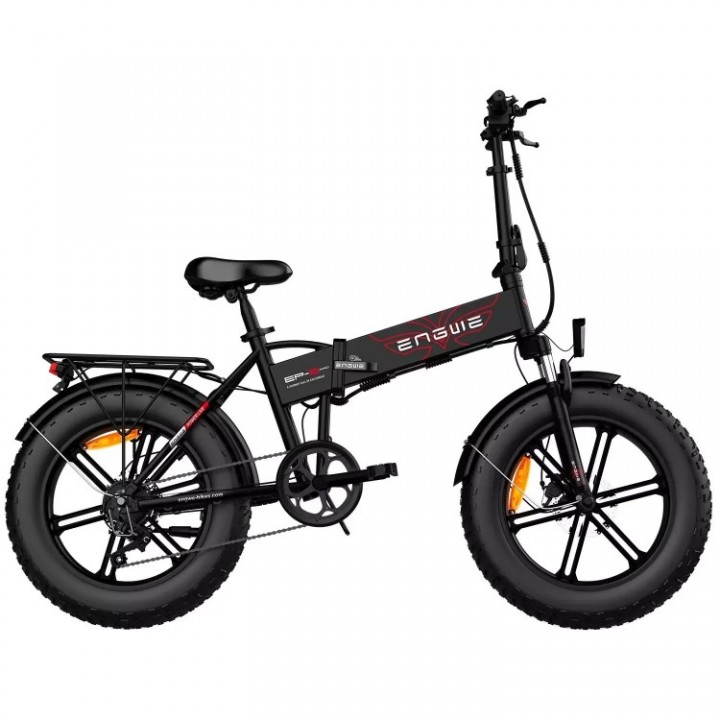 Elektrinis sulankstomas dviratis ENGWE EP - 2 PRO 750W Fat bike juodas